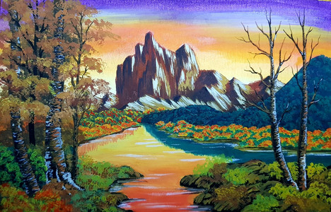 Lorna. Autumn Serenity, gouache. 10.20.jpg